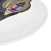 マンドリルカートーンイラストレーション カッティングボード (角)