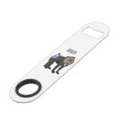 マンドリルカートーンイラストレーション スピード栓抜き (正面アングル)