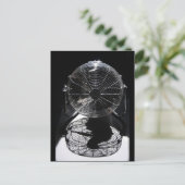 マンドリルベンチレーターBW静止寿命写真 ポストカード (スタンド正面)