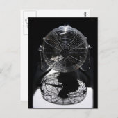 マンドリルベンチレーターBW静止寿命写真 ポストカード (正面/裏面)