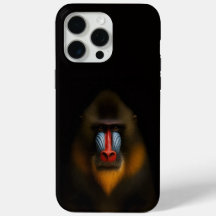 マンドリルモンキー ブラック4ラグジュアリーiPhone 15 Pro Max