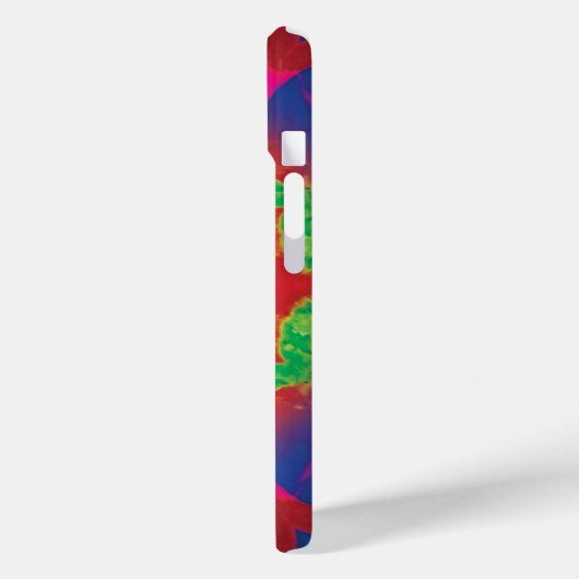 マンドリル万華鏡のように千変万化するパターンiPhoneケース Case-Mate iPhoneケース (裏面 / 左)