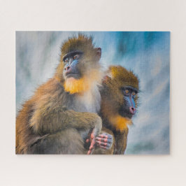 マンドリル・モンキー。 ジグソーパズル