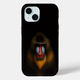 マンドリル・モンキー ブラック4ルクシーハiPhone 15 ケースメイト iPhone 15ケース