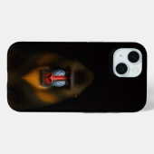 マンドリル・モンキー ブラック4ルクシーハiPhone 15 ケースメイト Case-Mate iPhoneケース (裏面 (横))