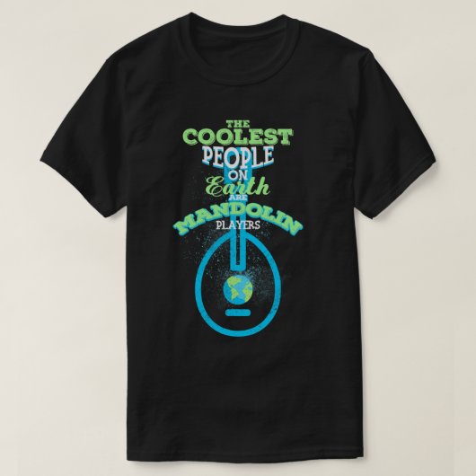 マンドリンは人々クールマンドリン選手を愛する Tシャツ (デザイン正面)