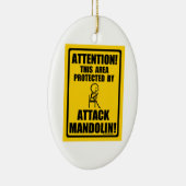マンドリンを攻撃 セラミックオーナメント (右)