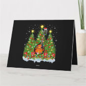 マンドリンクリスマスライツサンタマンドリンクリスマスツリー カード (裏面)