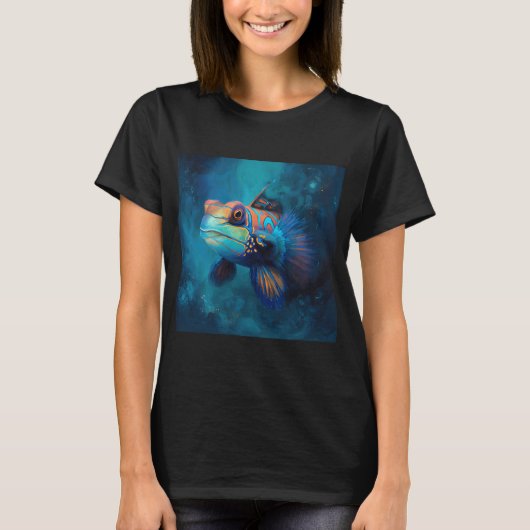 マンドリンフィッシュとの出会い Tシャツ (正面)