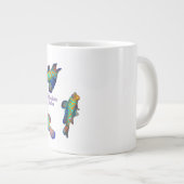 マンドリンフィッシュ ジャンボコーヒーマグカップ (正面右)