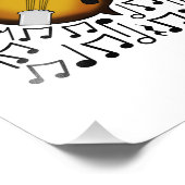 マンドリンミュージカルノートMandolinistフォークミュージシャン フォトプリント (角)