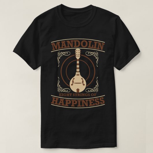 マンドリンラバーマンドリン Tシャツ (デザイン正面)