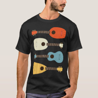 マンドリンラバーレトロヴィンテージスタイルカントリーミュージックM Tシャツ