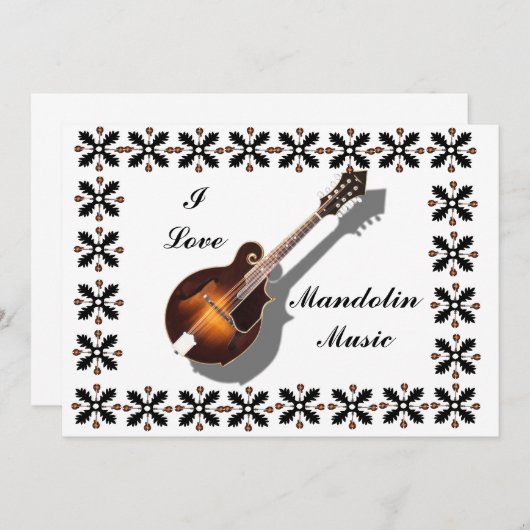 マンドリン吸 招待状 (正面/裏面)