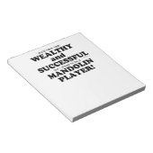 マンドリン富裕層と成功 ノートパッド (アングル)