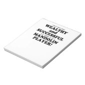 マンドリン富裕層と成功 ノートパッド (回転)