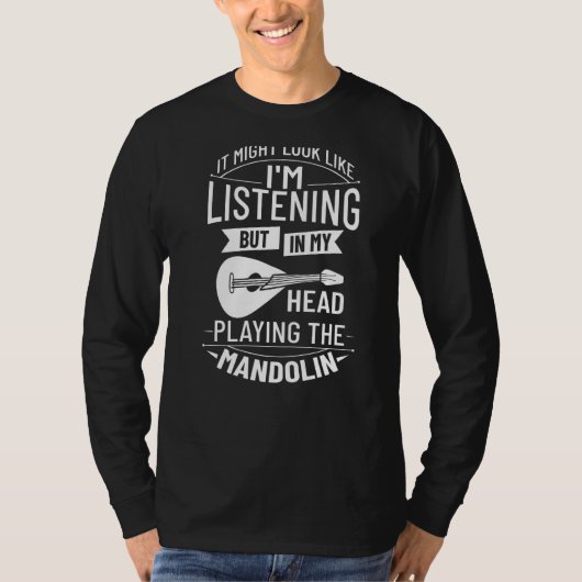 マンドリン楽器音楽選手初級レッスン Tシャツ (正面)