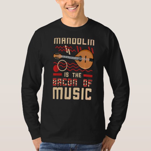 マンドリン楽器音楽選手初級レッスン Tシャツ (正面)