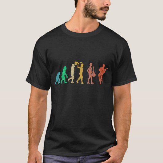 マンドリン進化 Tシャツ (正面)