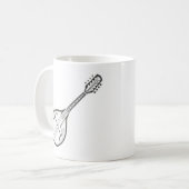 マンドリン"スケッチ" コーヒーマグカップ (正面左)