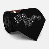 マンドリン&ミュージックノート ネクタイ (ロール)