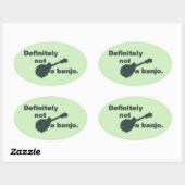 マンドリン – 間違いなく万丈ではない 楕円形シール (シート)