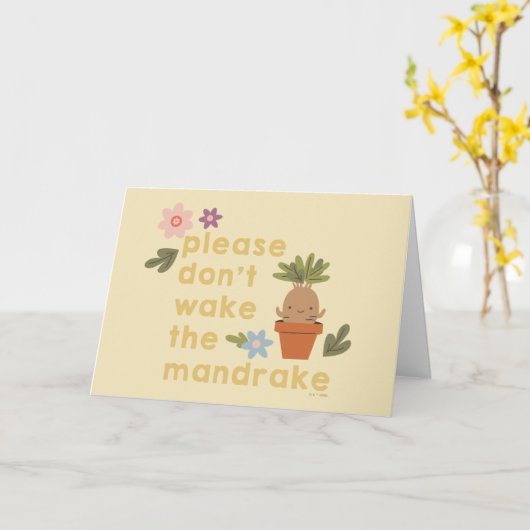 マンドレイクを起こさないで カード (黄色い花)