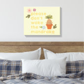 マンドレイクを起こさないで キャンバスプリント (インサイチュ (寝室))