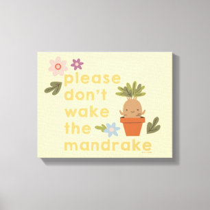 マンドレイクを起こさないで キャンバスプリント