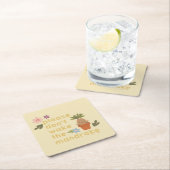 マンドレイクを起こさないで スクエアペーパーコースター (インサイチュ)