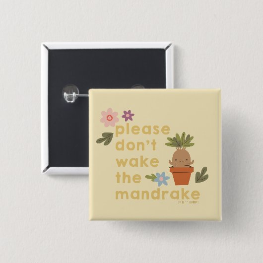 マンドレイクを起こさないで 缶バッジ (正面&裏面)