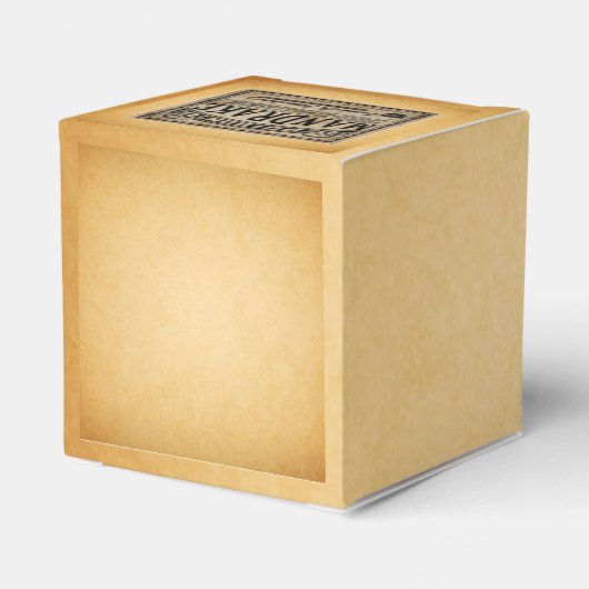 マンドレイクポイズンヴィンテージラベルハロウィーンの好意 フェイバーボックス (裏面サイド)