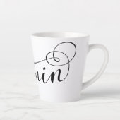 マンニン、マン国旗のハート、マンクス カフェラテマグ (右)