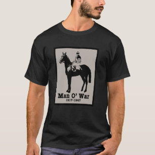 マンノウォー ビンテージ競走馬 Tシャツ
