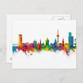 マンハイムドイツスカイライン ポストカード (正面/裏面)