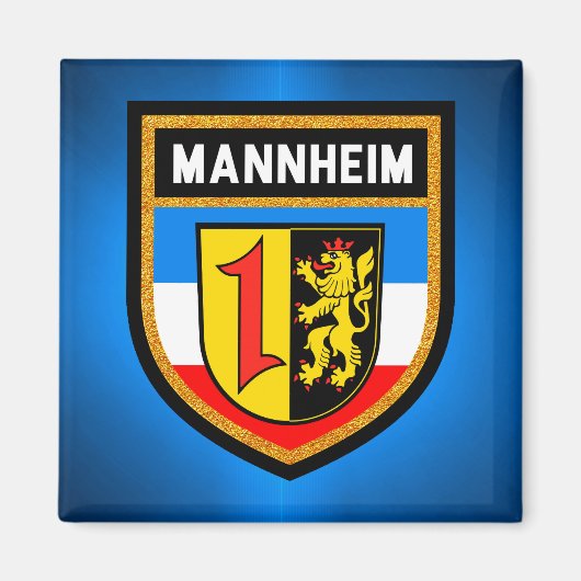 マンハイム国旗 マグネット (正面)
