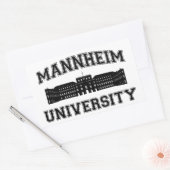 マンハイム大学/マンハイム大学 長方形シール (封筒)