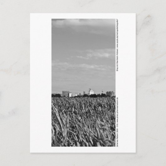 マンハイム – スカイライン ポストカード (正面)