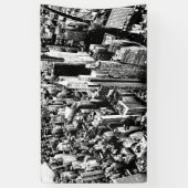 マンハッタンから空 横断幕 (縦)