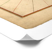 マンハッタンとニューヨークの地図1639 ポスター (角)