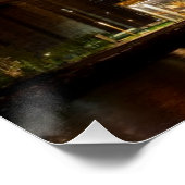 マンハッタンとブルックリンブリッジの夕暮れ ポスター (コーナー)