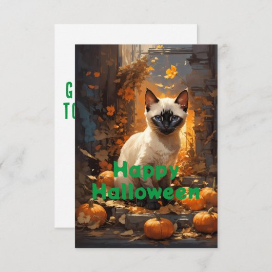 マンハッタンにシャメスハロウィーンマジックキャット (正面/裏面)