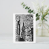 マンハッタンのクライスラー建物はがき ポストカード (スタンド正面)