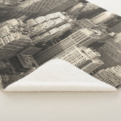 マンハッタンのスカイライン、黒と白の空中。 シェルパブランケット (3/4)