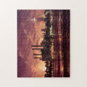 マンハッタンの後ろの7月4日の花火 ジグソーパズル (縦)