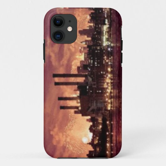マンハッタンの後ろの7月4日の花火 Case-Mate iPhoneケース (裏面)