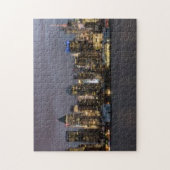 マンハッタンの早い夕べの全景 ジグソーパズル (縦)