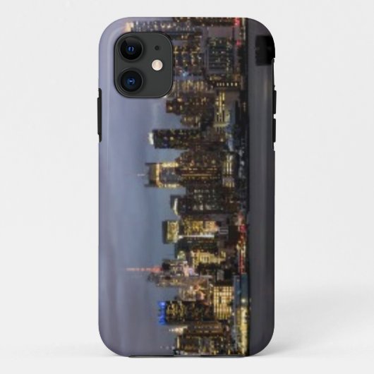 マンハッタンの早い夕べの全景 Case-Mate iPhoneケース (裏面)