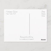 マンハッタンはがき ポストカード (裏面)