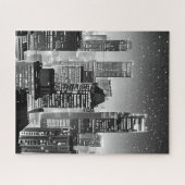 マンハッタンアンダーザスターズin白黒 ジグソーパズル (横)